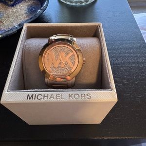 Rose Gold Micheals Kors Watch